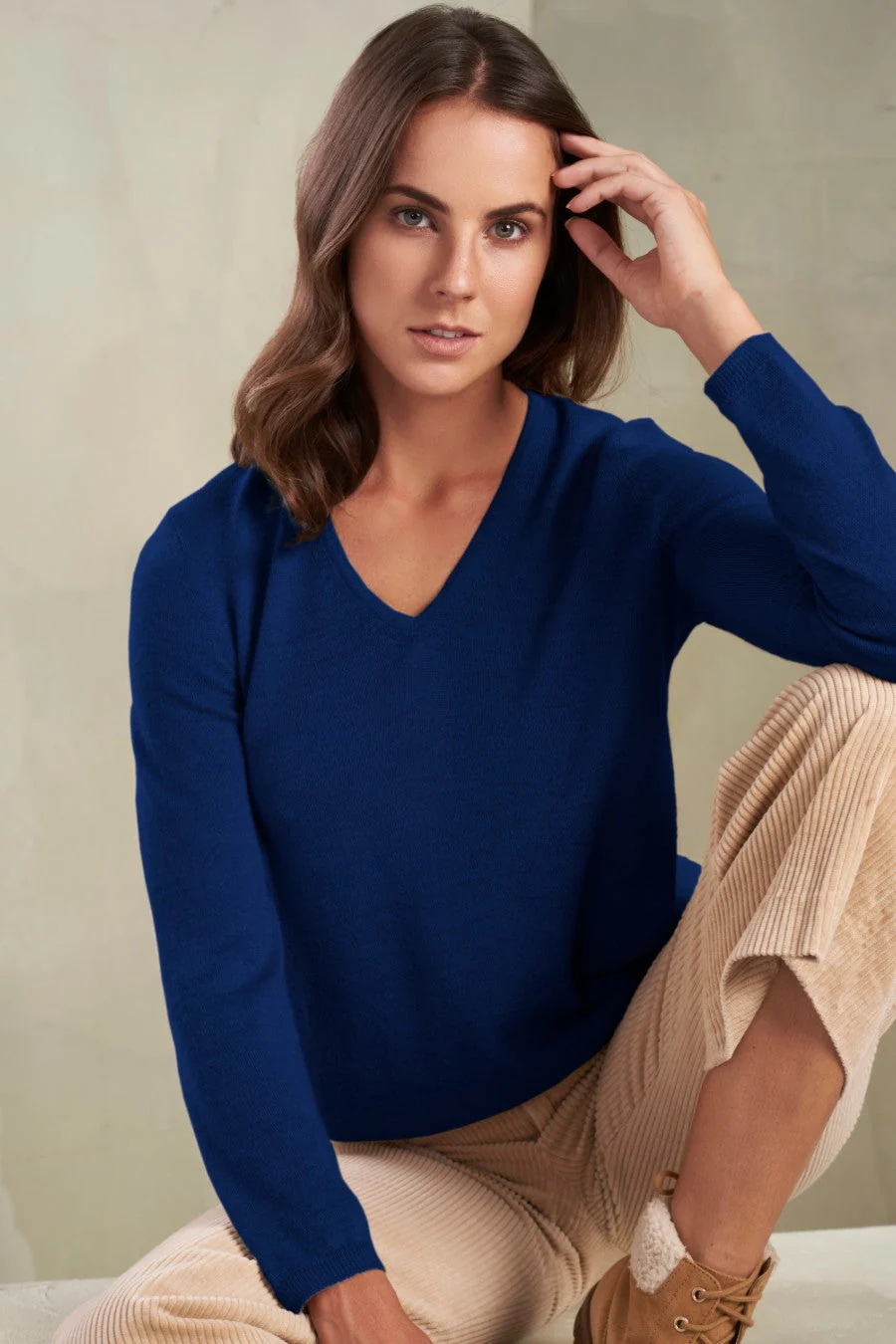 Tudor Sweater Royal Alpaca Color Evening