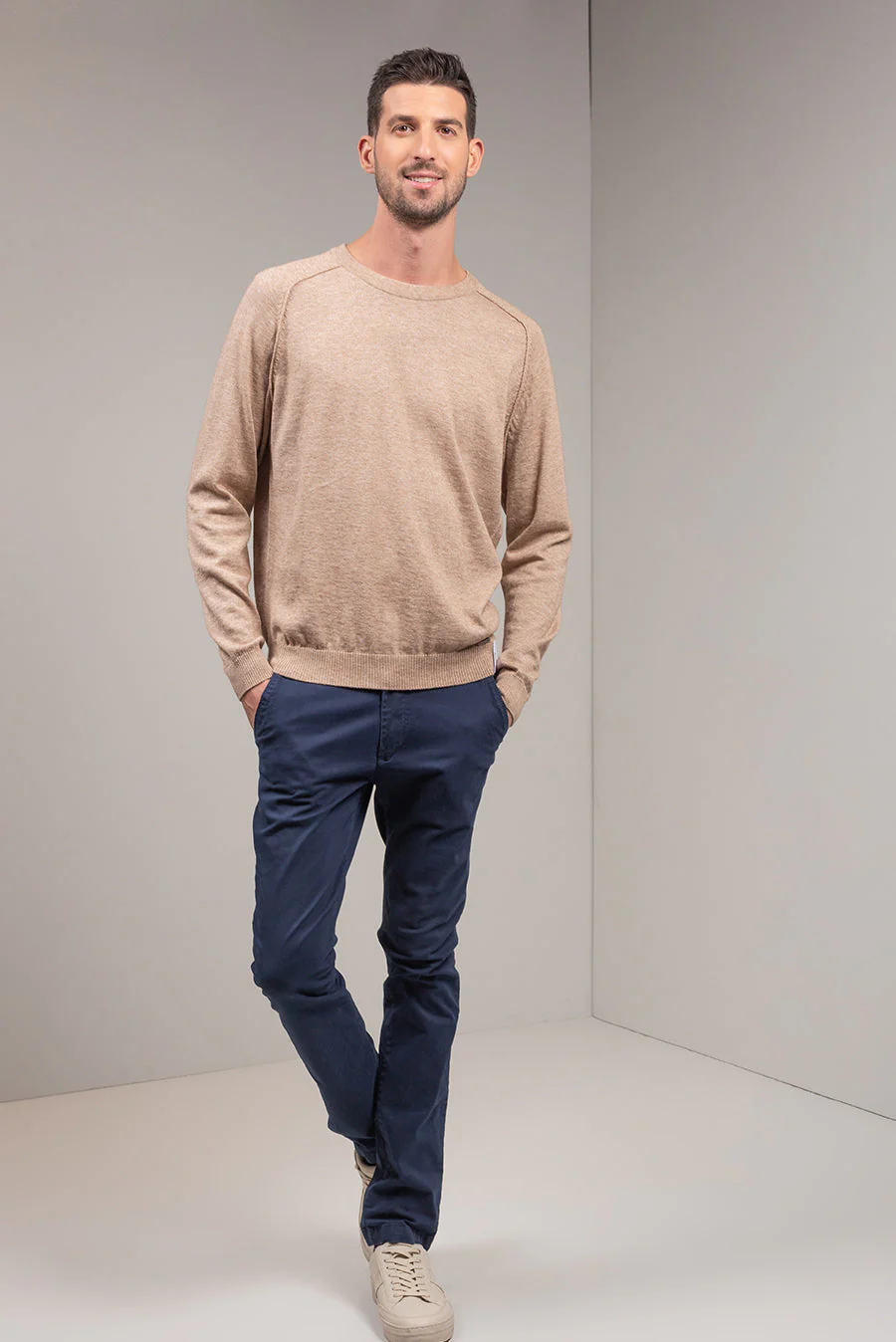 Ublot Sweater Cotton Orgánico Color Beige - Image 3