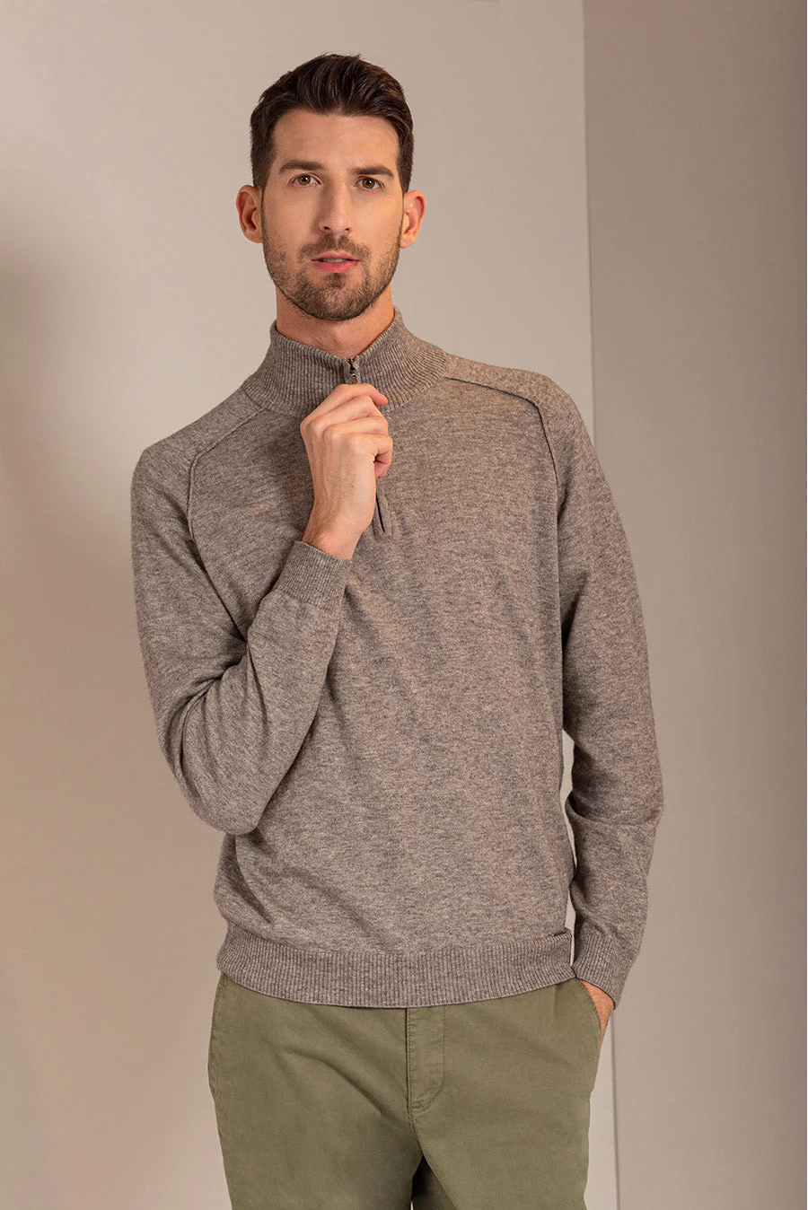Umano Sweater Cotton Orgánico Color Paloma
