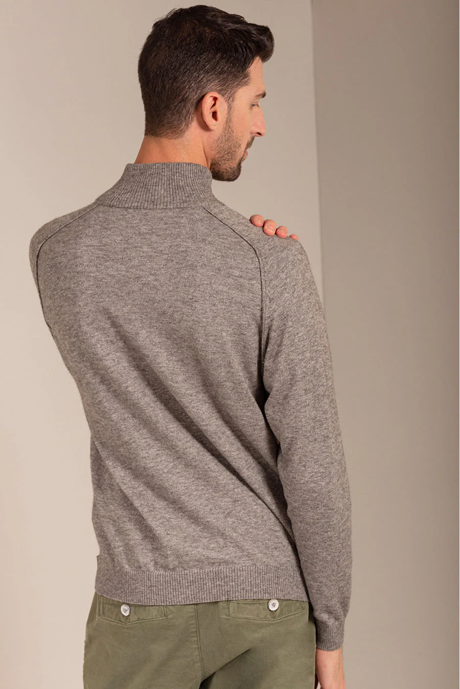 Umano Sweater Cotton Orgánico Color Paloma - Image 2