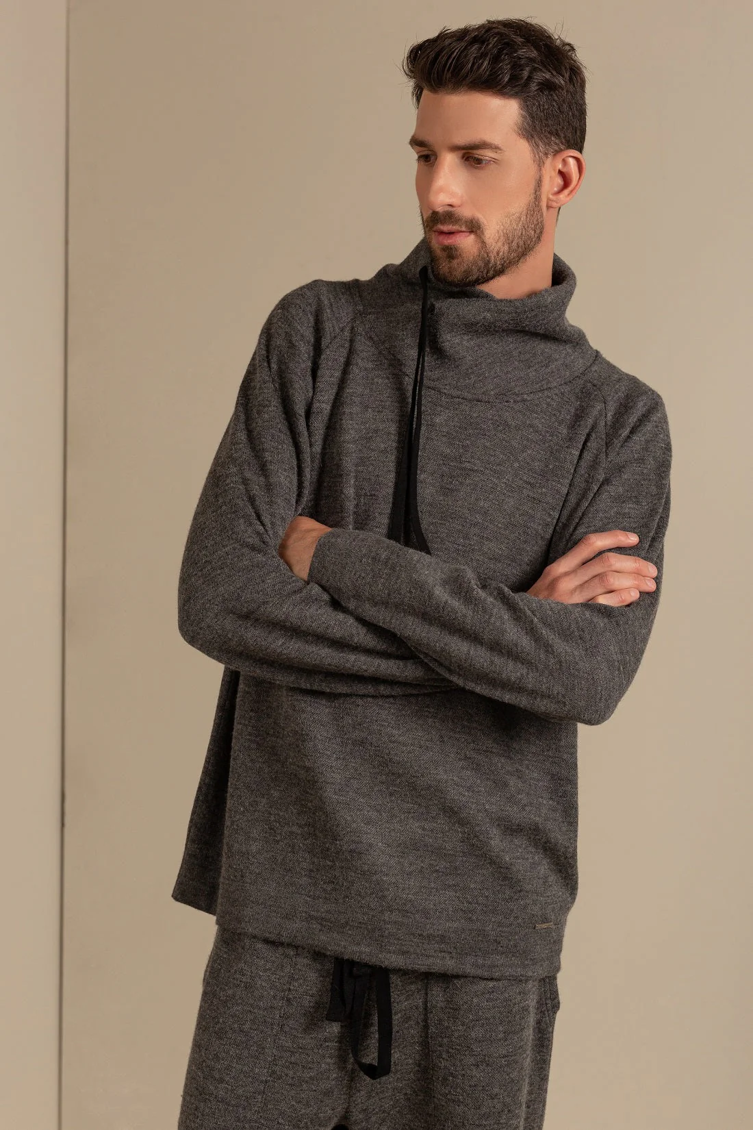 Unisex Sweater Cotton & Baby Alpaca Color Tornado