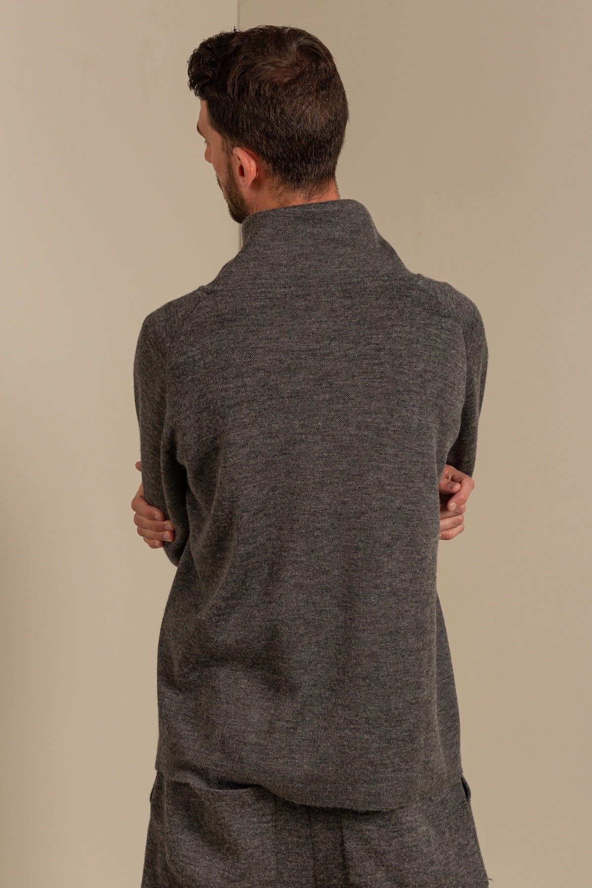 Unisex Sweater Cotton & Baby Alpaca Color Tornado - Image 2