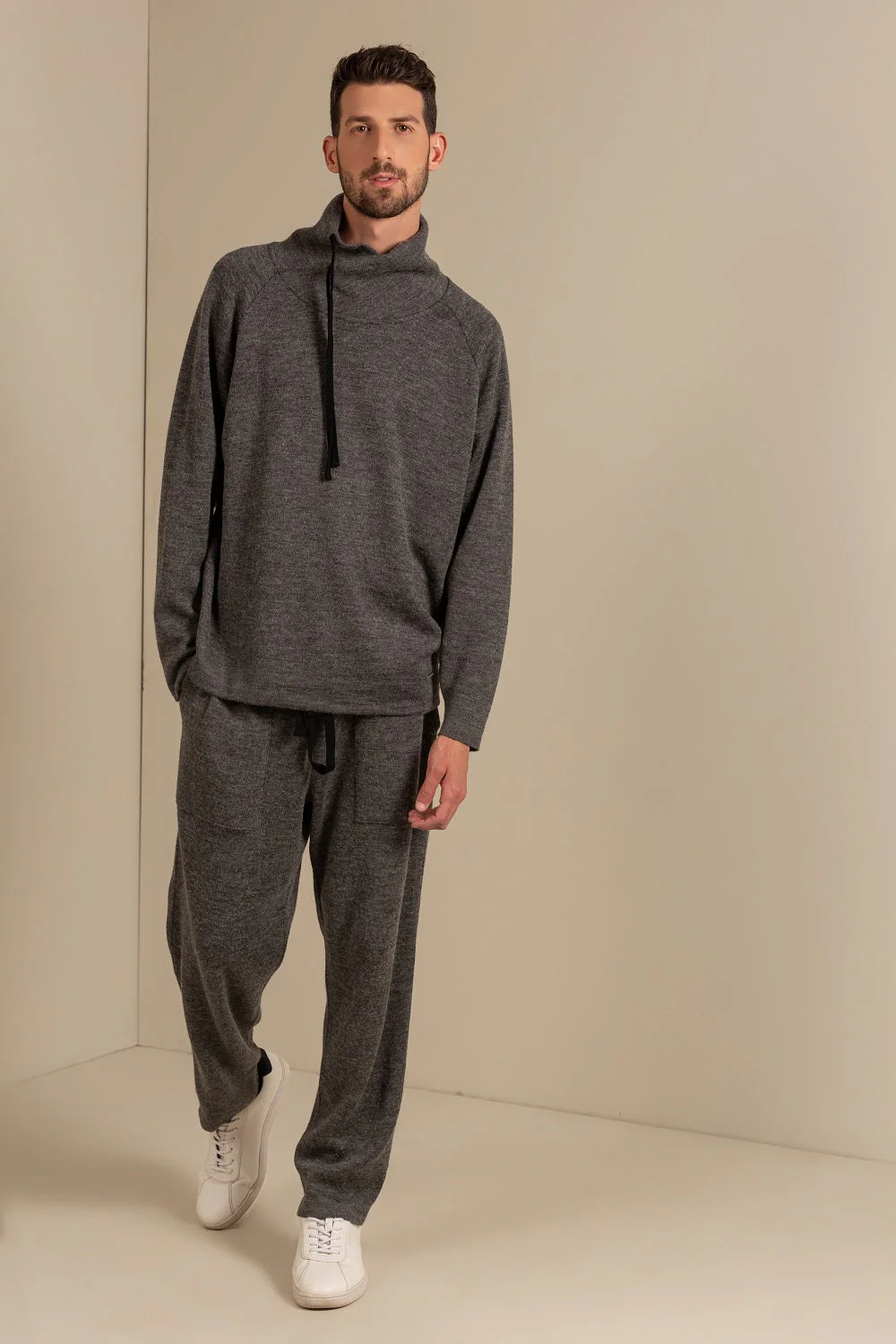 Unisex Sweater Cotton & Baby Alpaca Color Tornado - Image 7