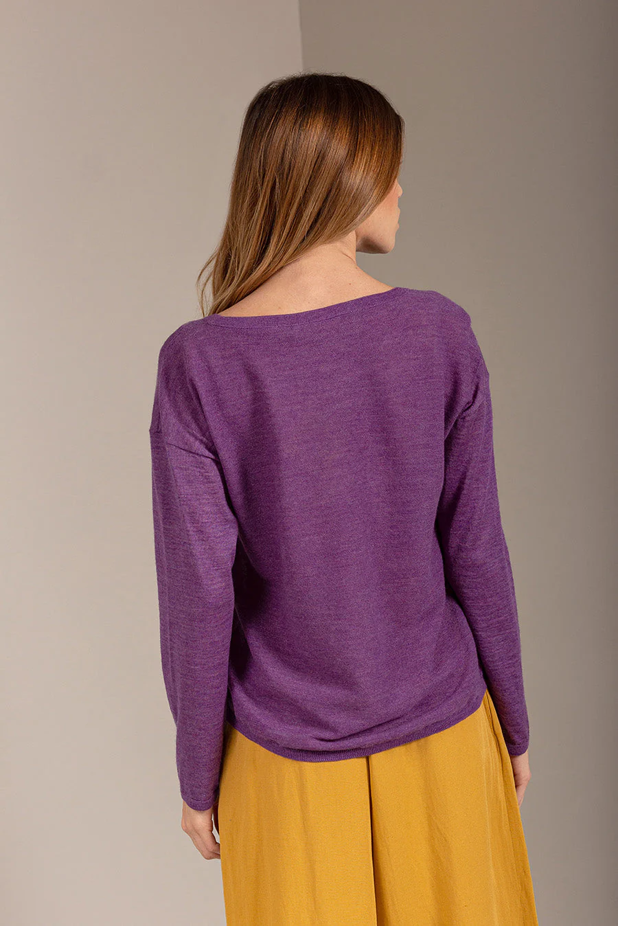 Utopia Sweater Baby Alpaca Color Pensee - Image 2