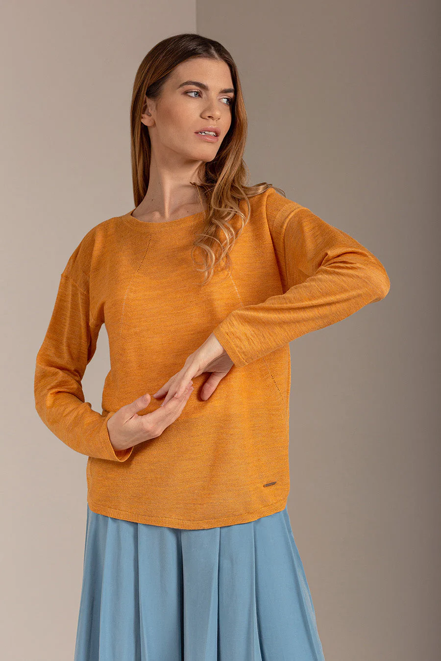 Utopia Sweater Baby Alpaca Color Pepita