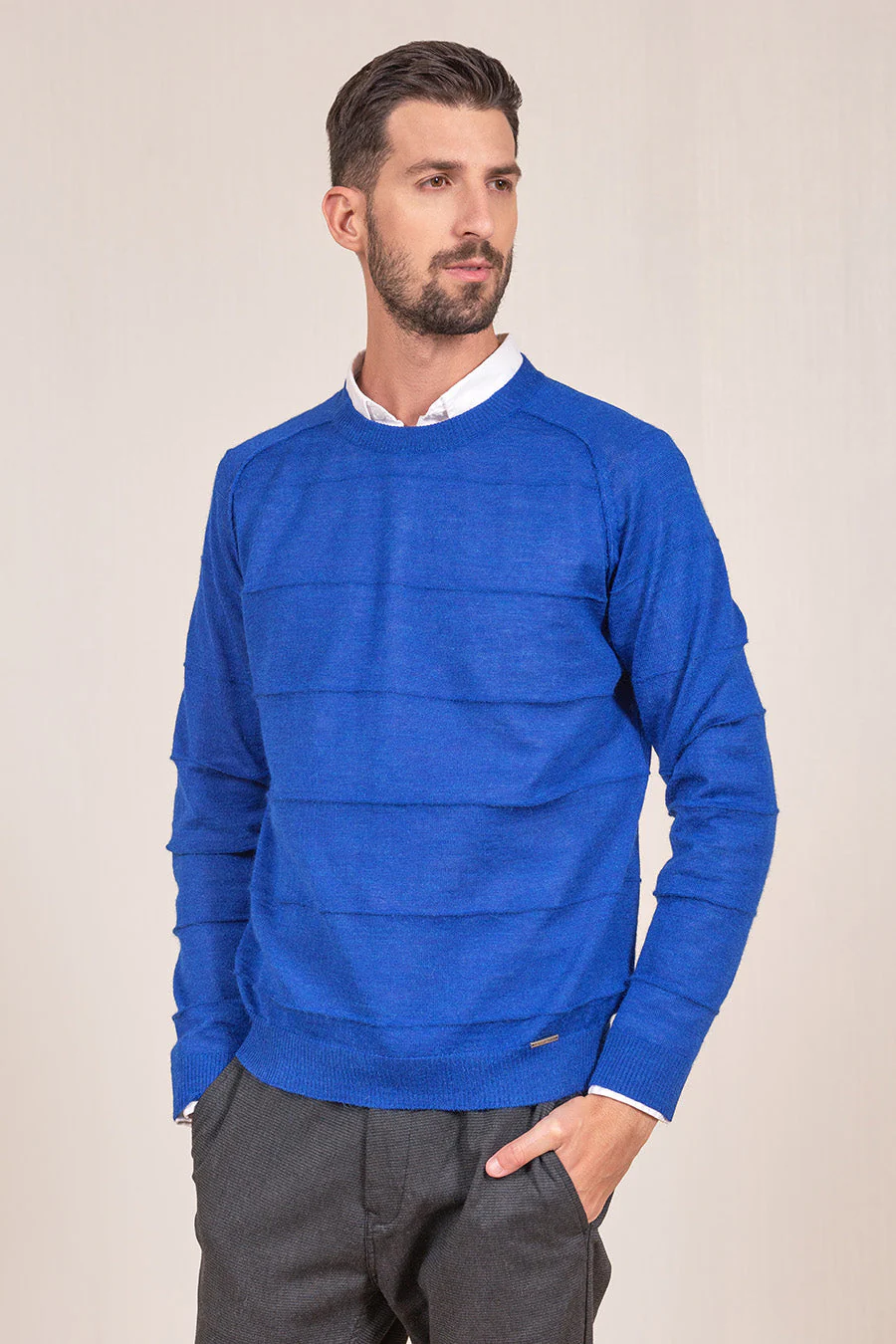 Versus Sweater Baby Alpaca Color Blu