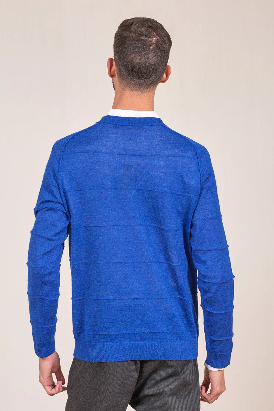 Versus Sweater Baby Alpaca Color Blu - Image 2