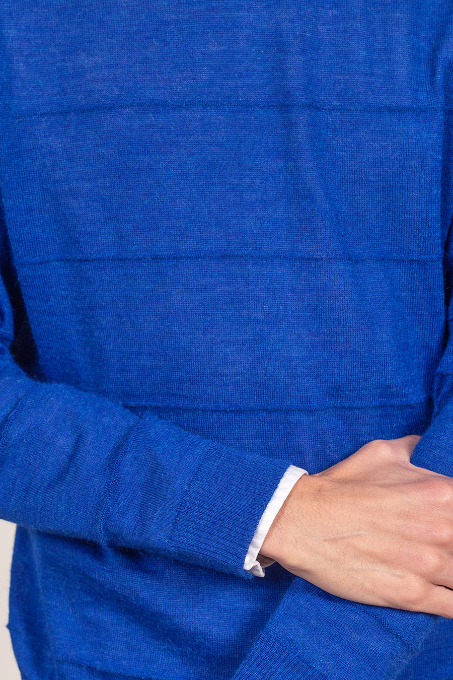 Versus Sweater Baby Alpaca Color Blu - Image 4