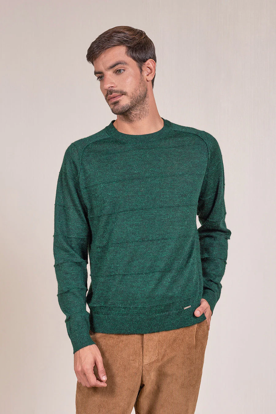 Versus Sweater Baby Alpaca Color Spruce