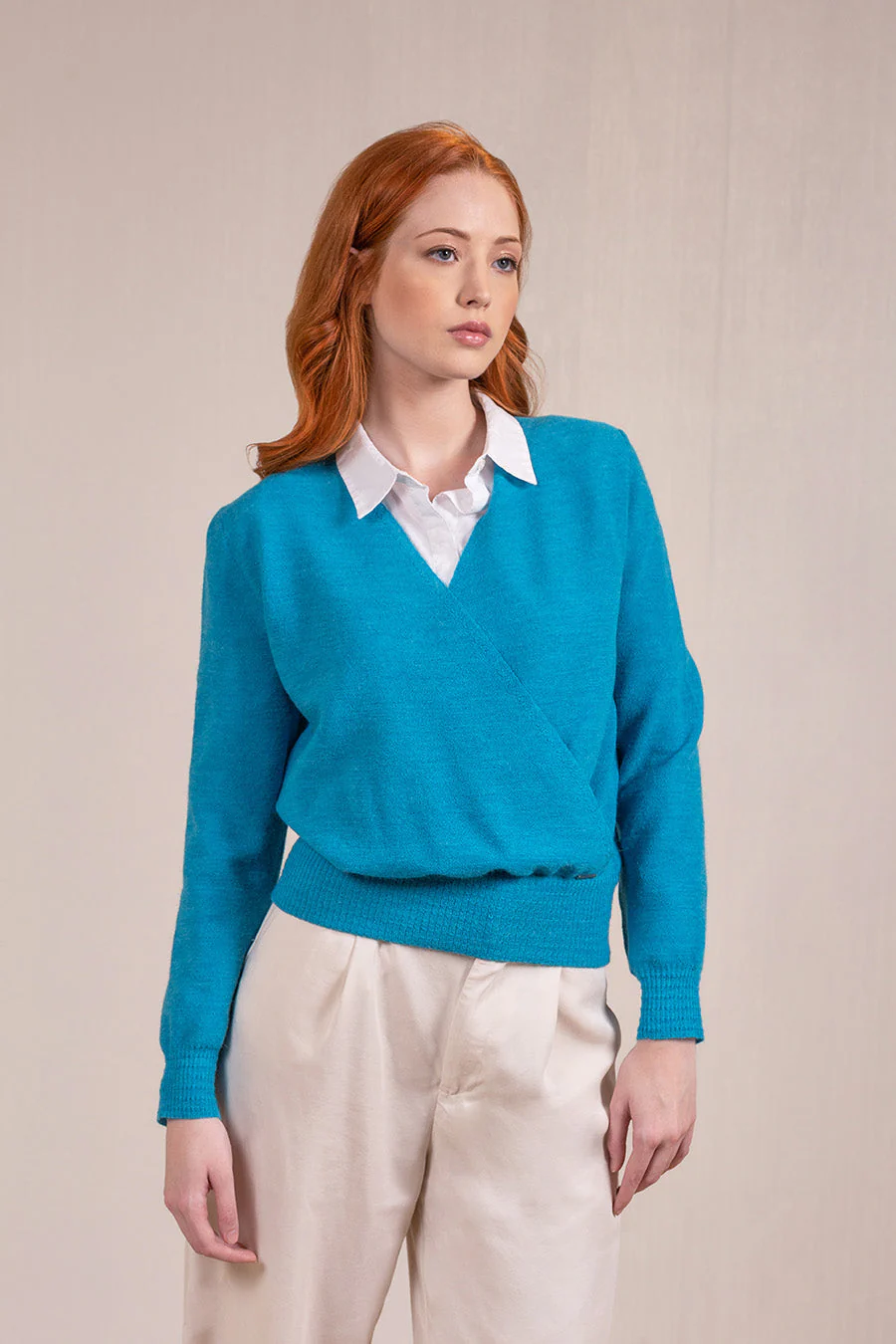 Violin Sweater Baby Alpaca Color Pool