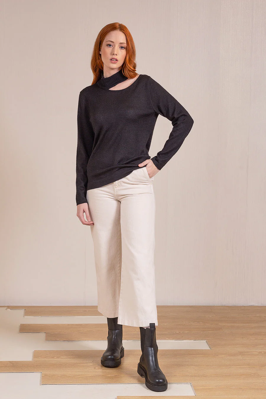 Vip Sweater Baby Alpaca Color Black - Image 3