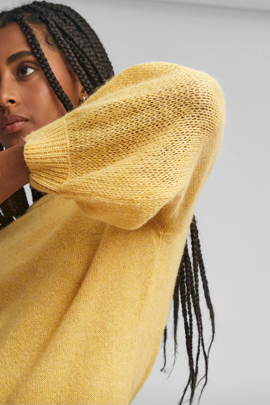 Wake Sweater Baby Alpaca Color Amarelo - Image 5