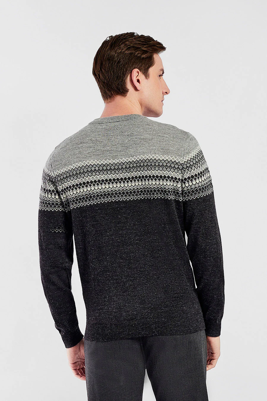 Wallace Sweater Baby Alpaca Color Antracite - Image 3