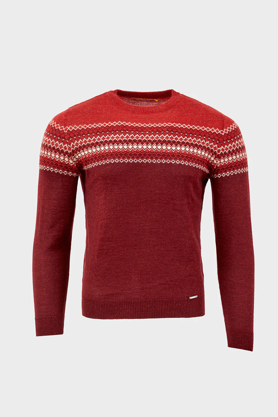 Wallace Sweater Baby Alpaca Color Bloodstone