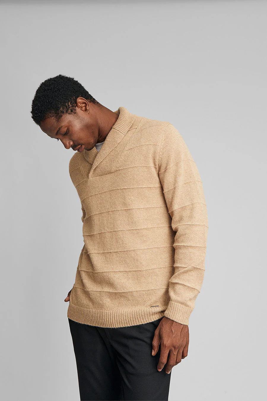 Washington Sweater Baby Alpaca Color Chanterelle - Image 2