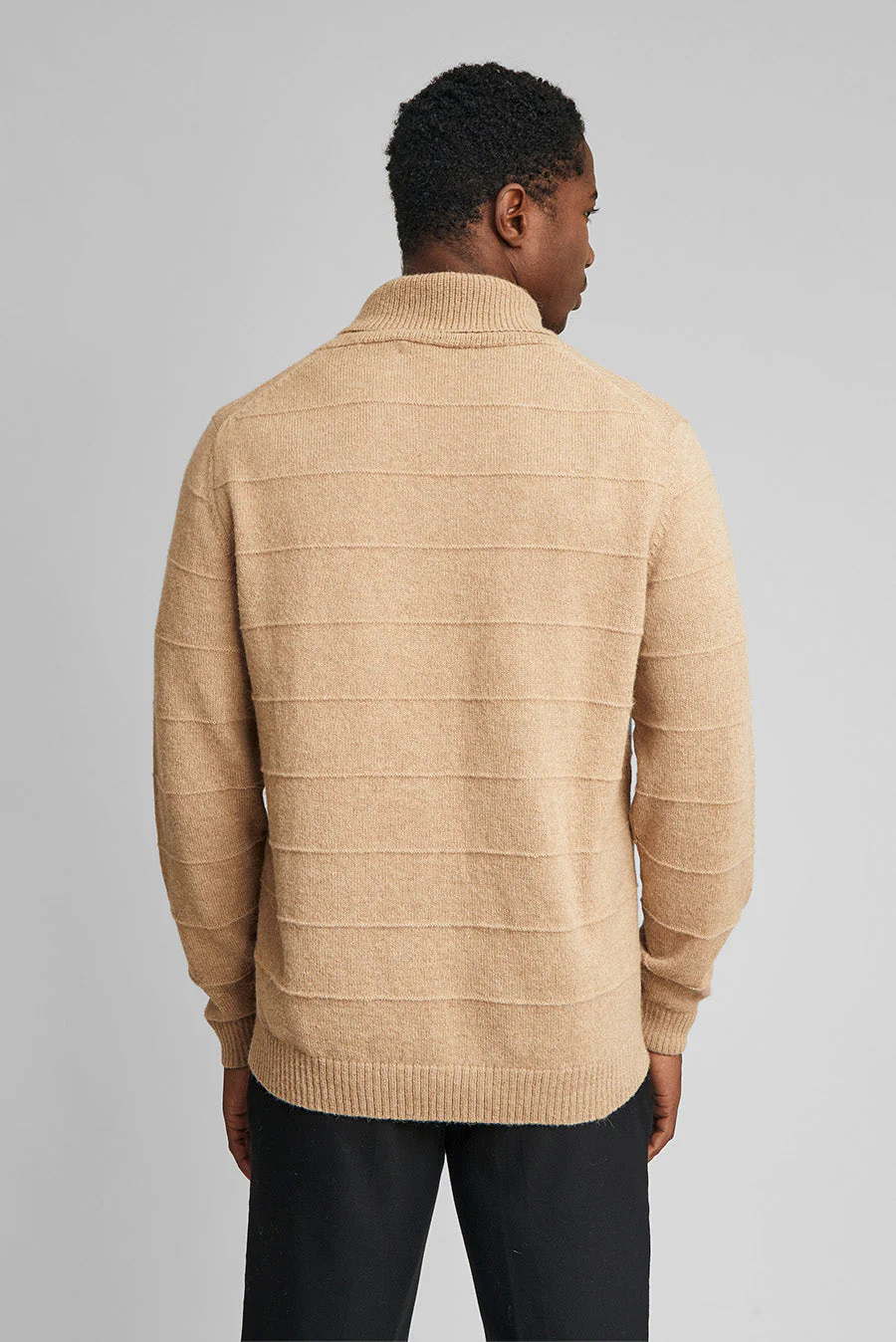 Washington Sweater Baby Alpaca Color Chanterelle - Image 3