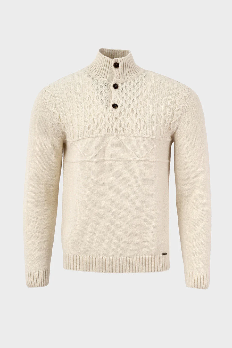 Watch Sweater Baby Alpaca Color Ecru