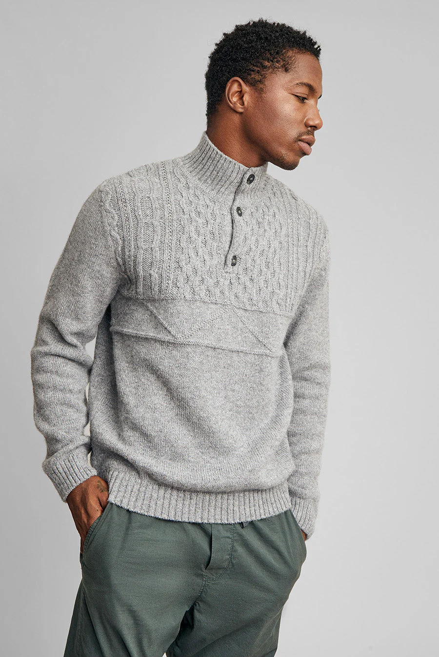 Watch Sweater Baby Alpaca Color Nuage - Image 2