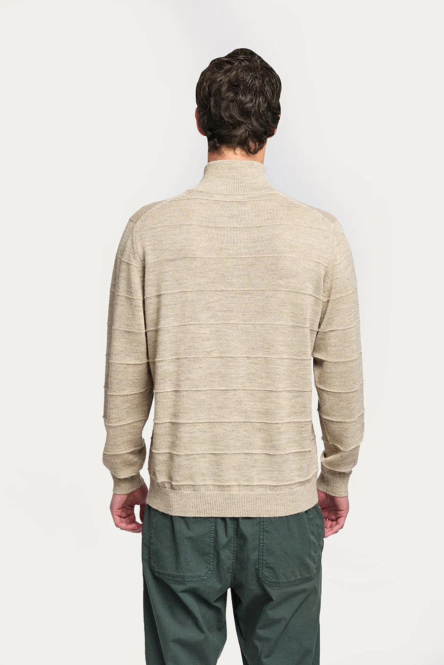 Watson Sweater Baby Alpaca Color Sabbia - Image 3