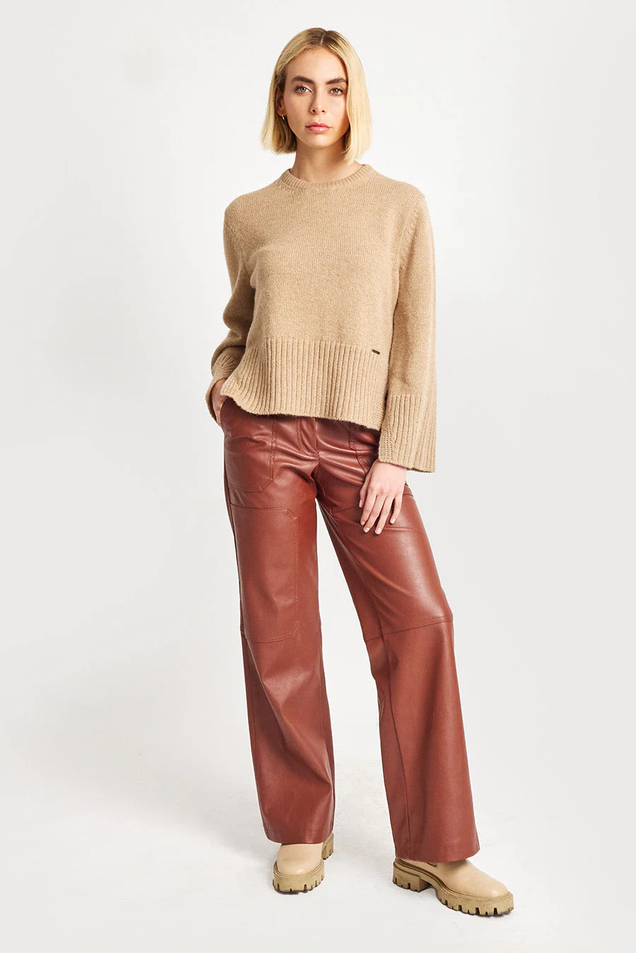 We Sweater Baby Alpaca Color Chanterelle - Image 4