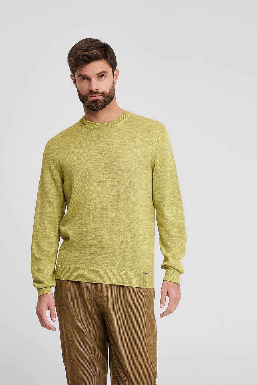 Wembley Sweater Baby Alpaca & Silk Color Green - Image 2