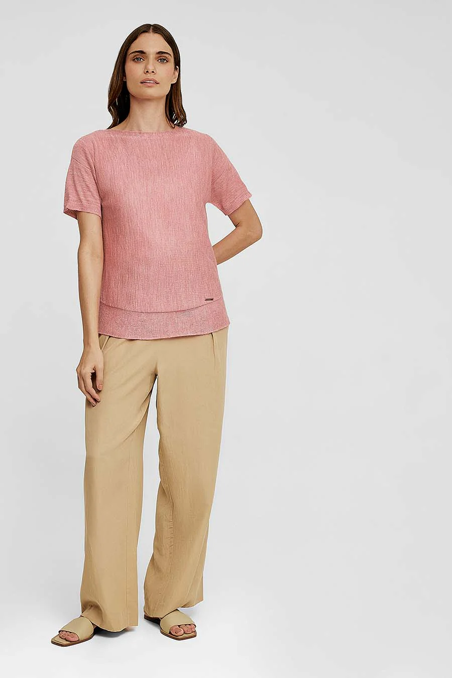 Where Sweater Baby Alpaca & Silk Color Pink - Image 4