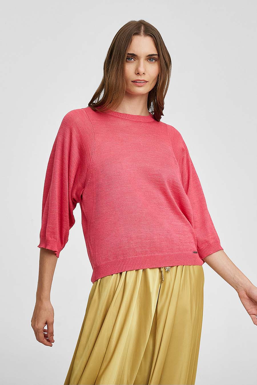 Whiney Sweater Baby Alpaca & Silk Color Red - Image 2