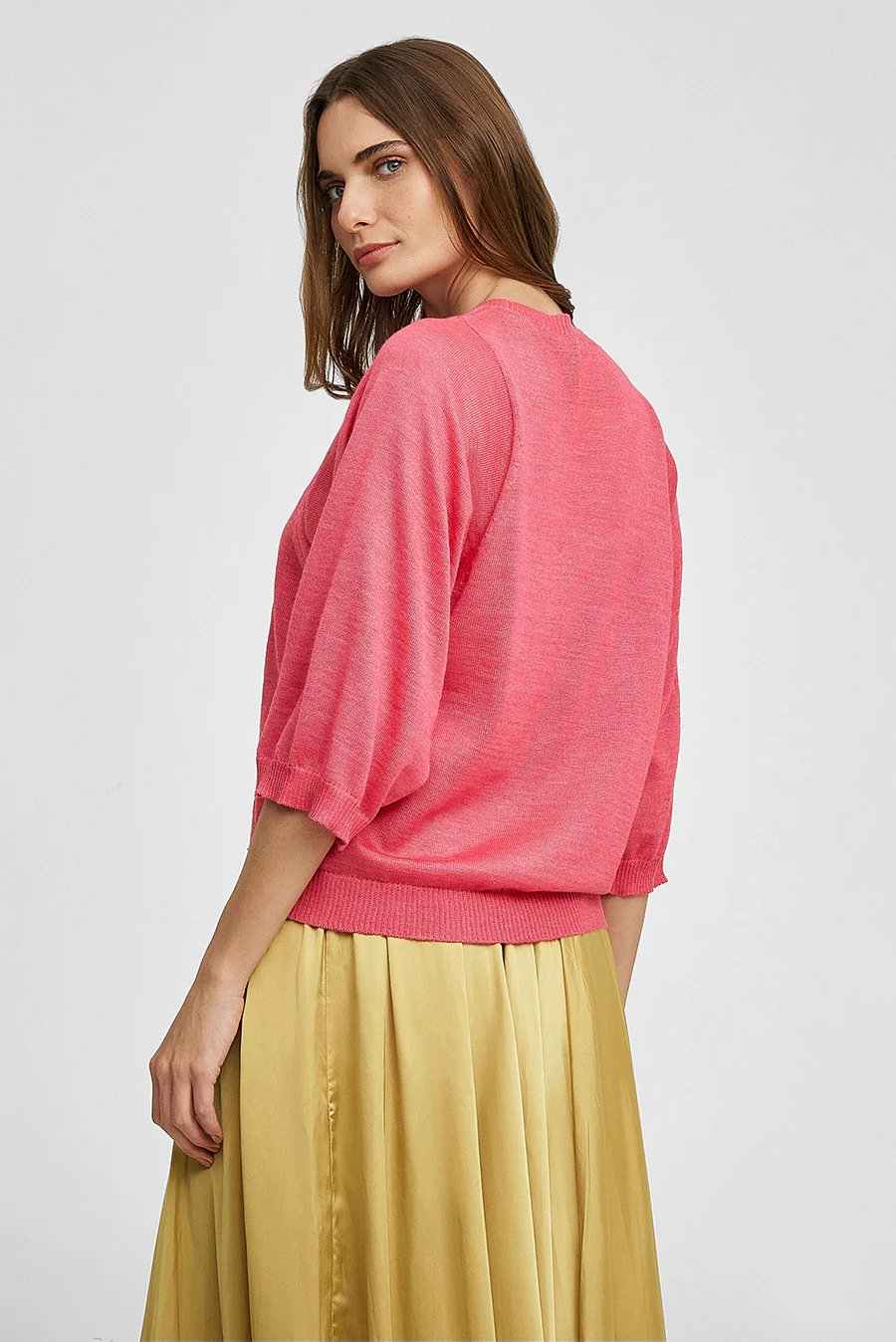 Whiney Sweater Baby Alpaca & Silk Color Red - Image 3