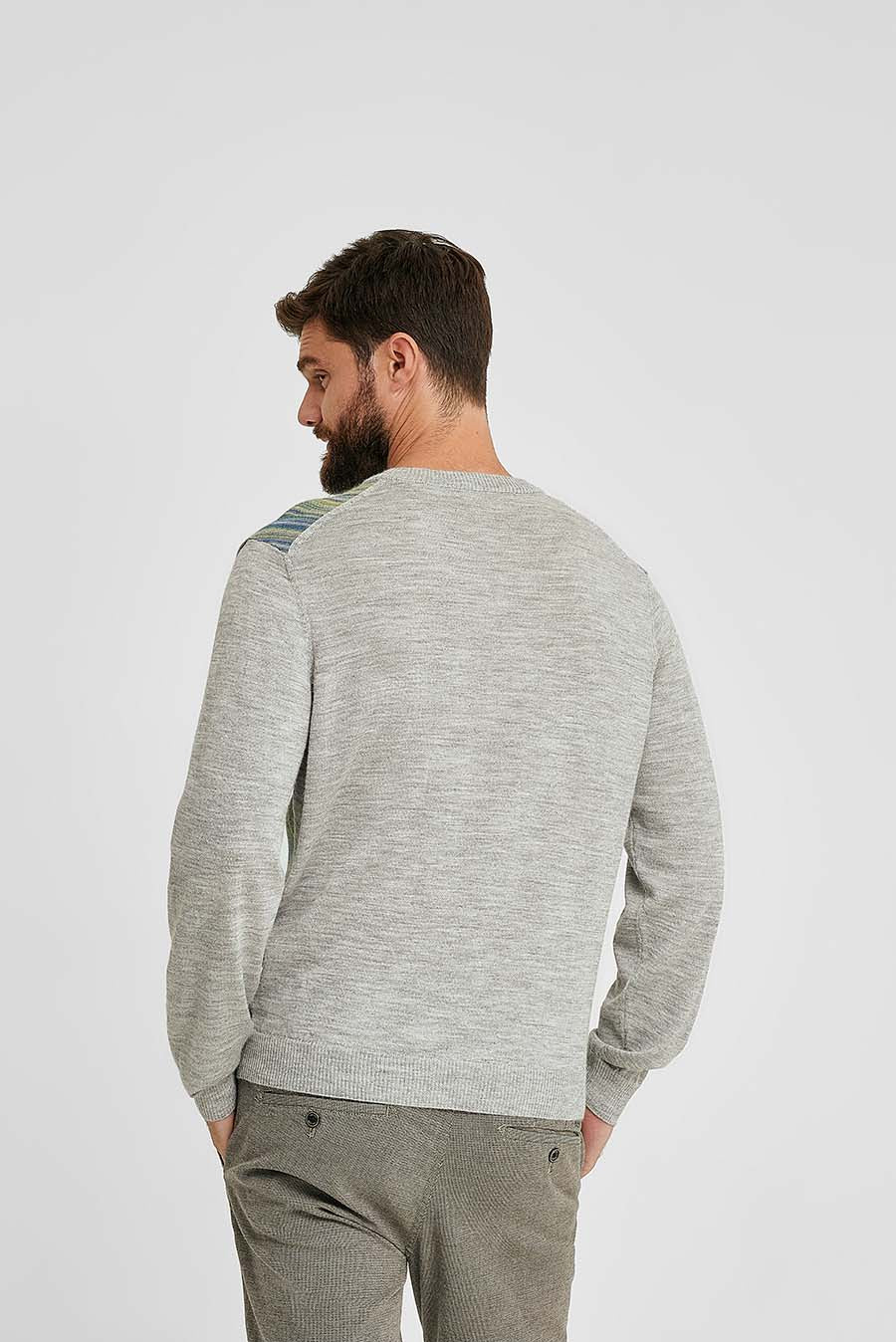 Whitman Sweater Cotton & Baby Alpaca Color Grey - Image 3