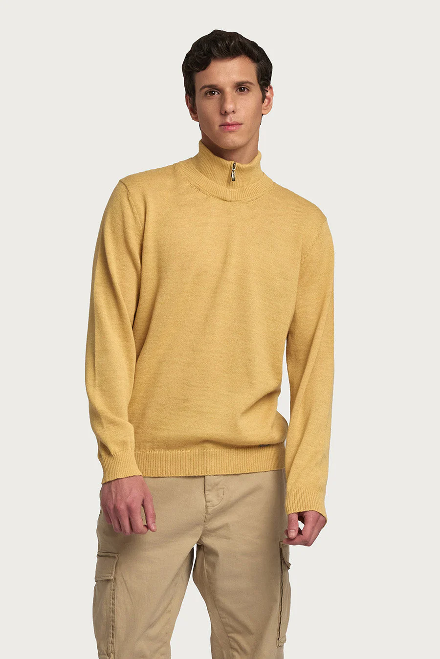 William Sweater Baby Alpaca Color Amarelo - Image 2