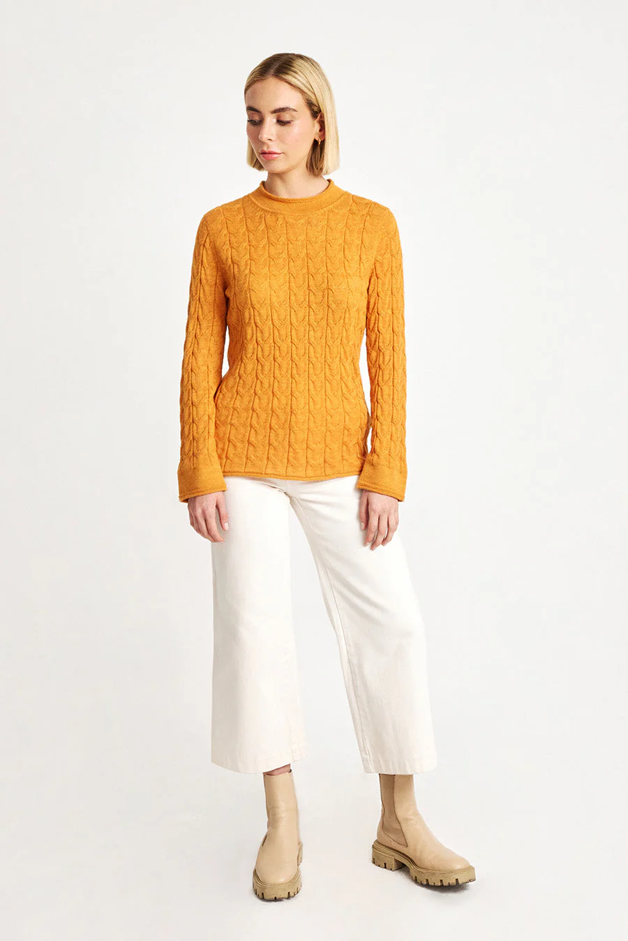 Willow Sweater Baby Alpaca Color Ara - Image 4