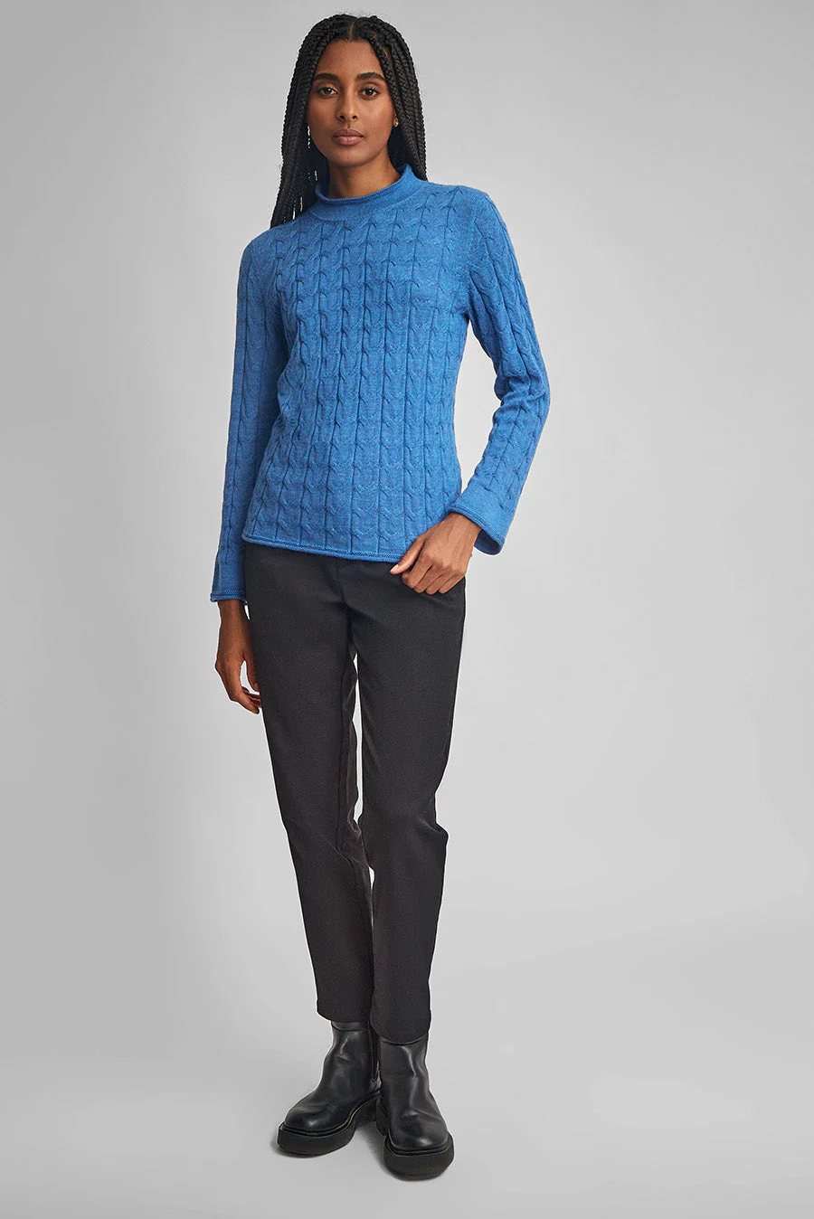 Willow Sweater Baby Alpaca Color Artic - Image 4