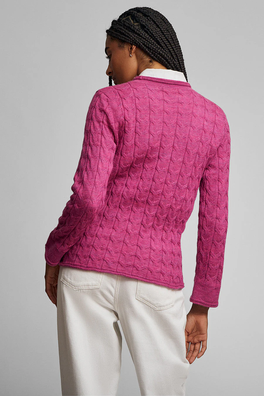 Willow Sweater Baby Alpaca Color Ceremony - Image 3