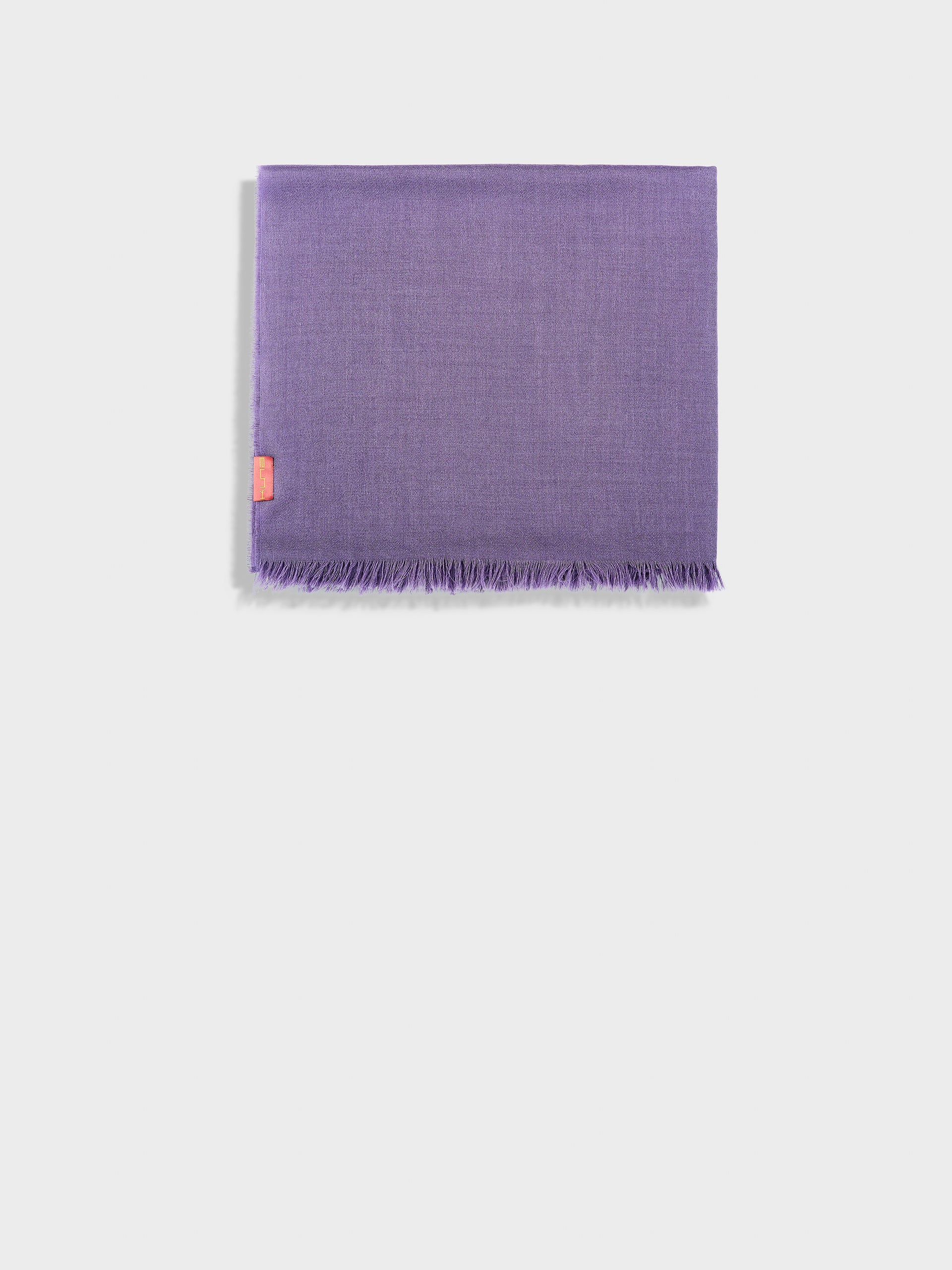 Teaberry Shawl Baby Alpaca Color Purple - Image 2