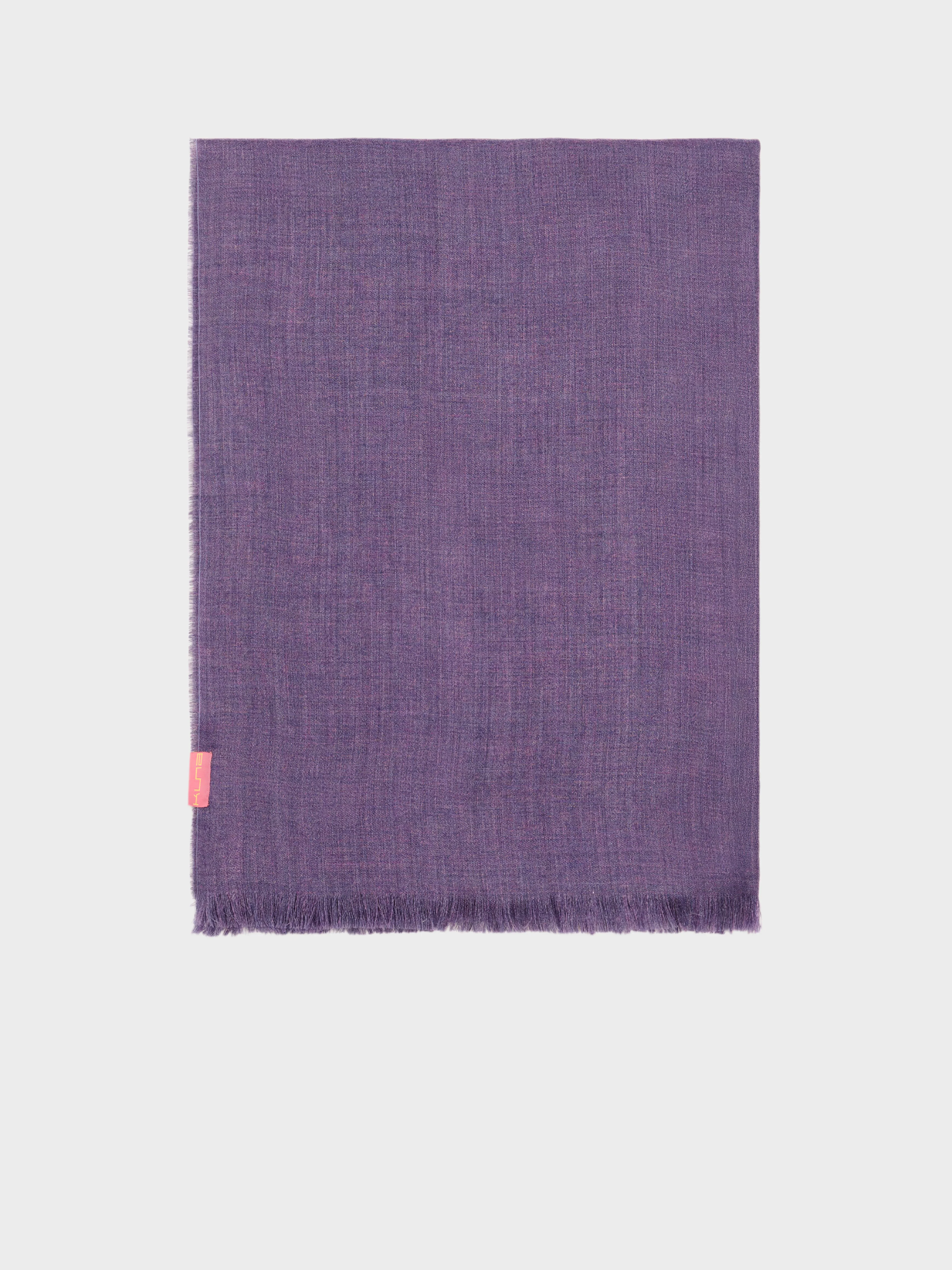 Teaberry Shawl Baby Alpaca Color Purple - Image 2
