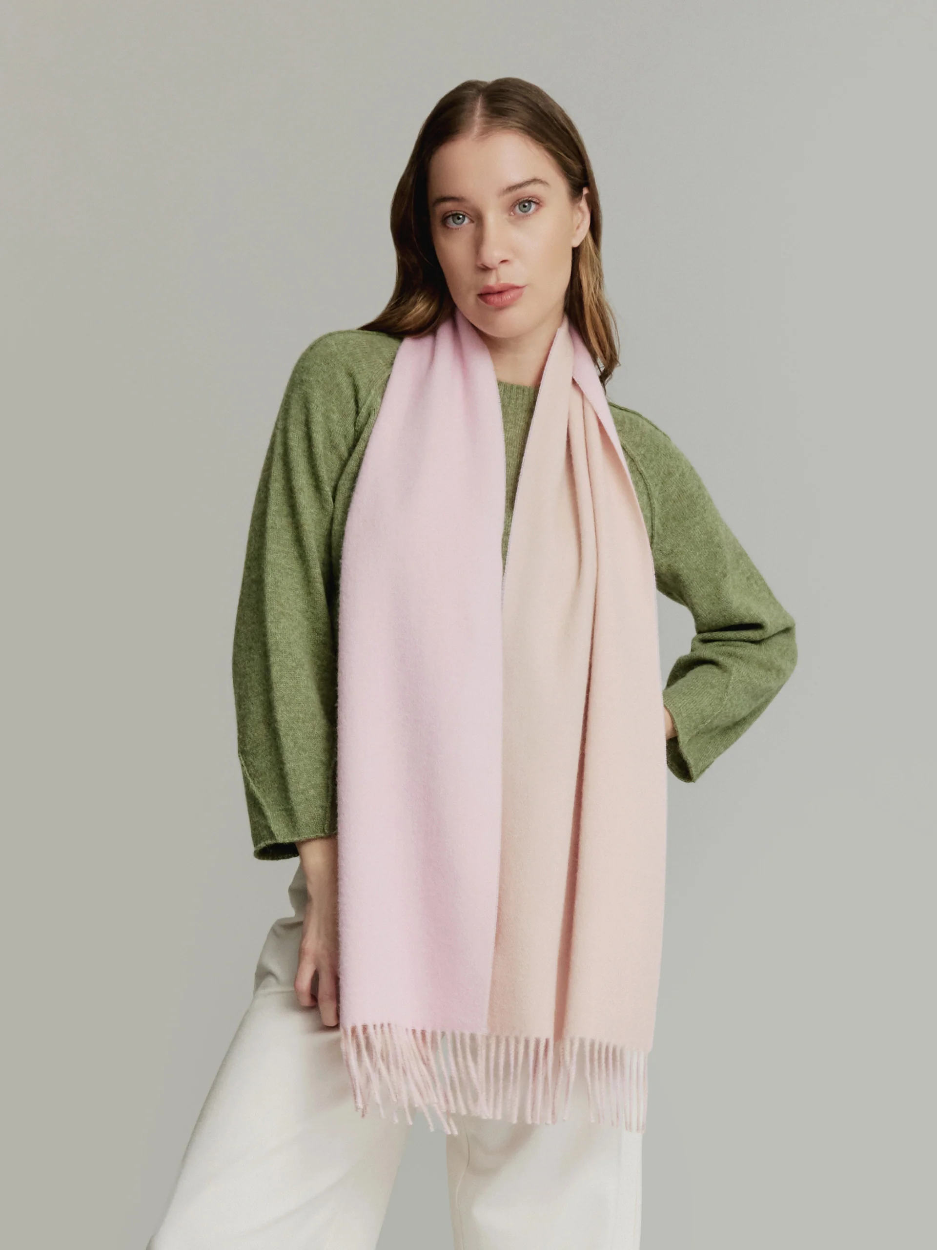 Tundra Scarf Baby Alpaca Color Pink