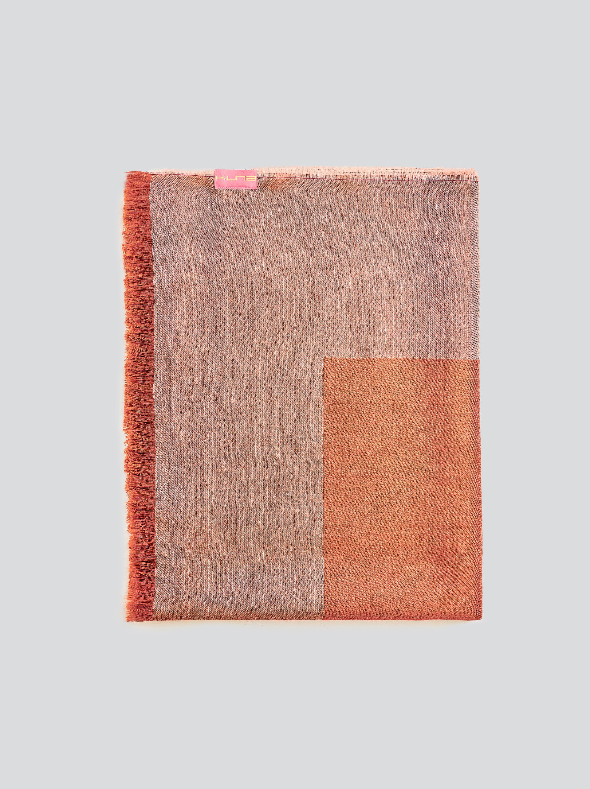 Vaes Shawl Baby Alpaca Color Orange - Image 2