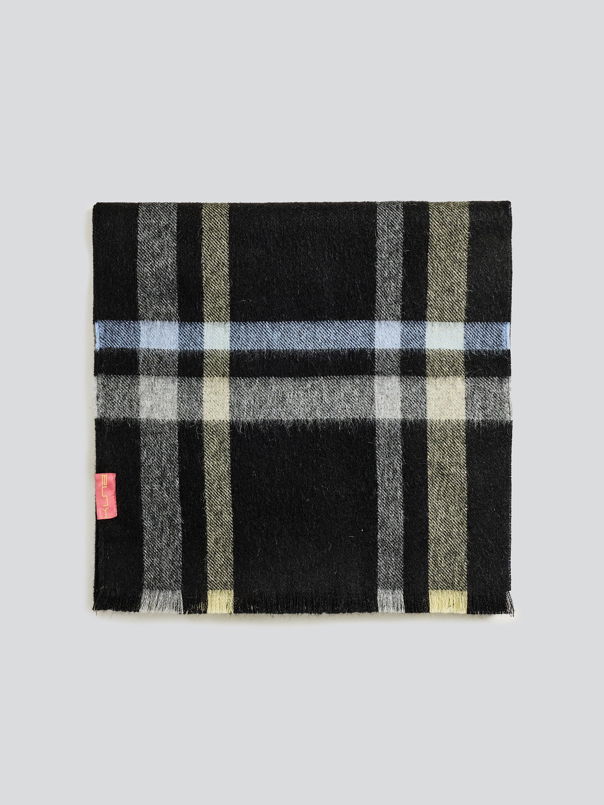 Vallejos Scarf Baby Alpaca Color Black - Image 2