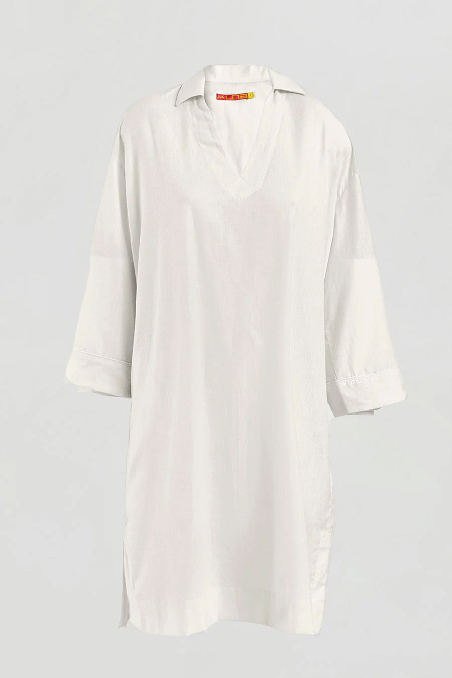 Vietnam Dress Linen Color White