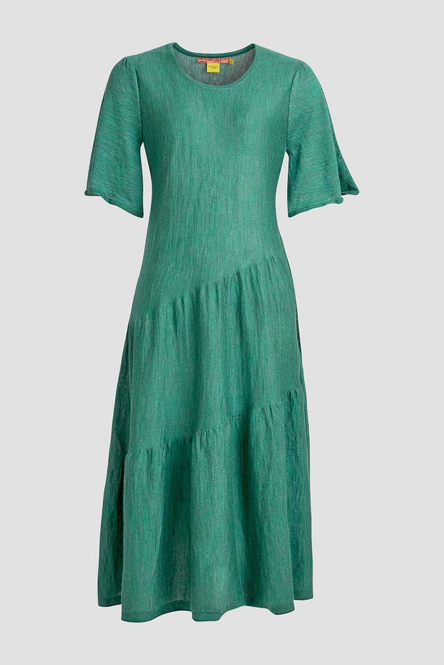 Wave Dress Baby Alpaca Color Green