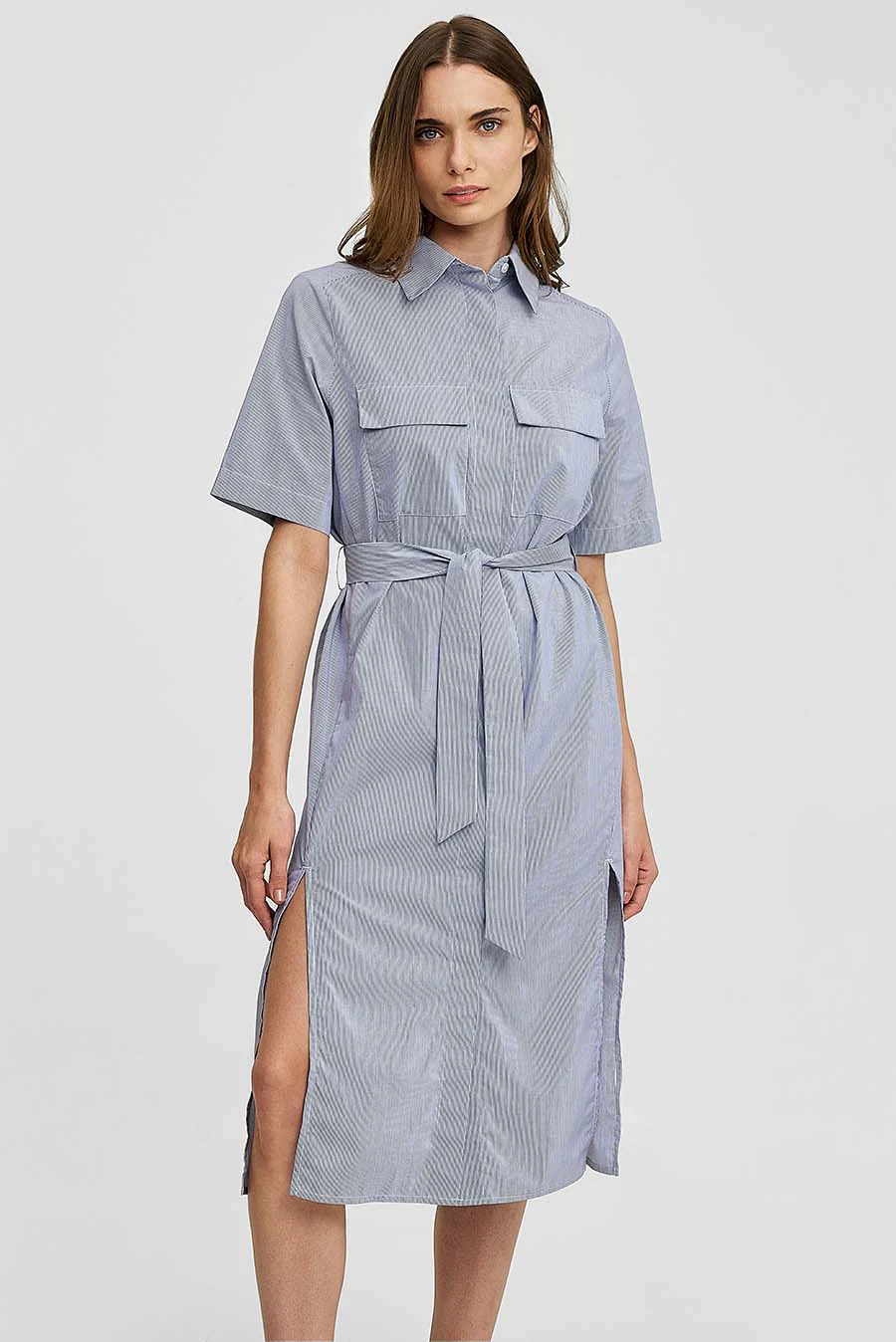 World Dress Cotton Color Blue - Image 2