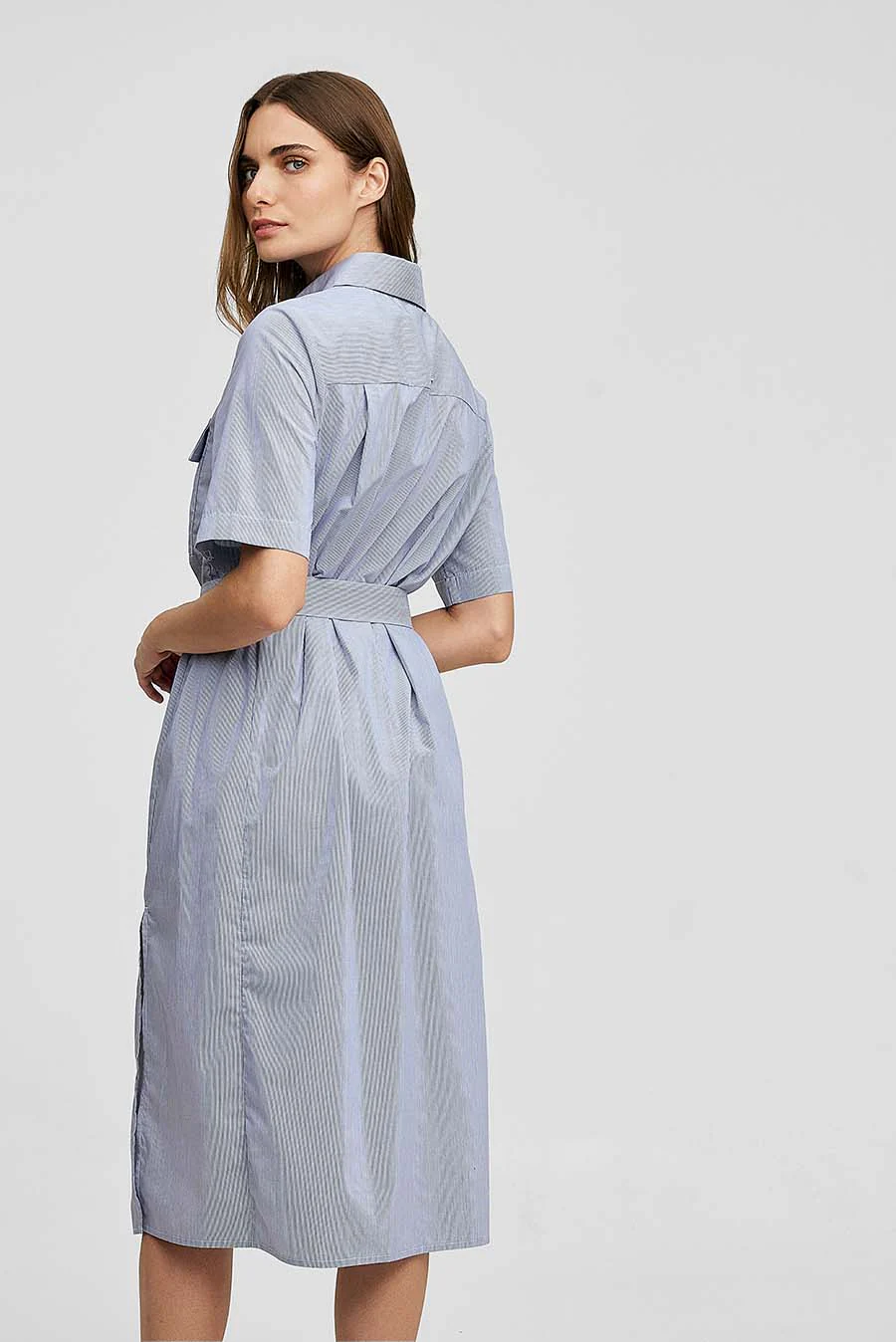 World Dress Cotton Color Blue - Image 3