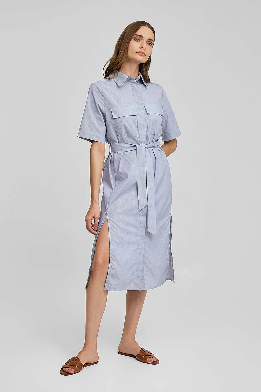 World Dress Cotton Color Blue - Image 4