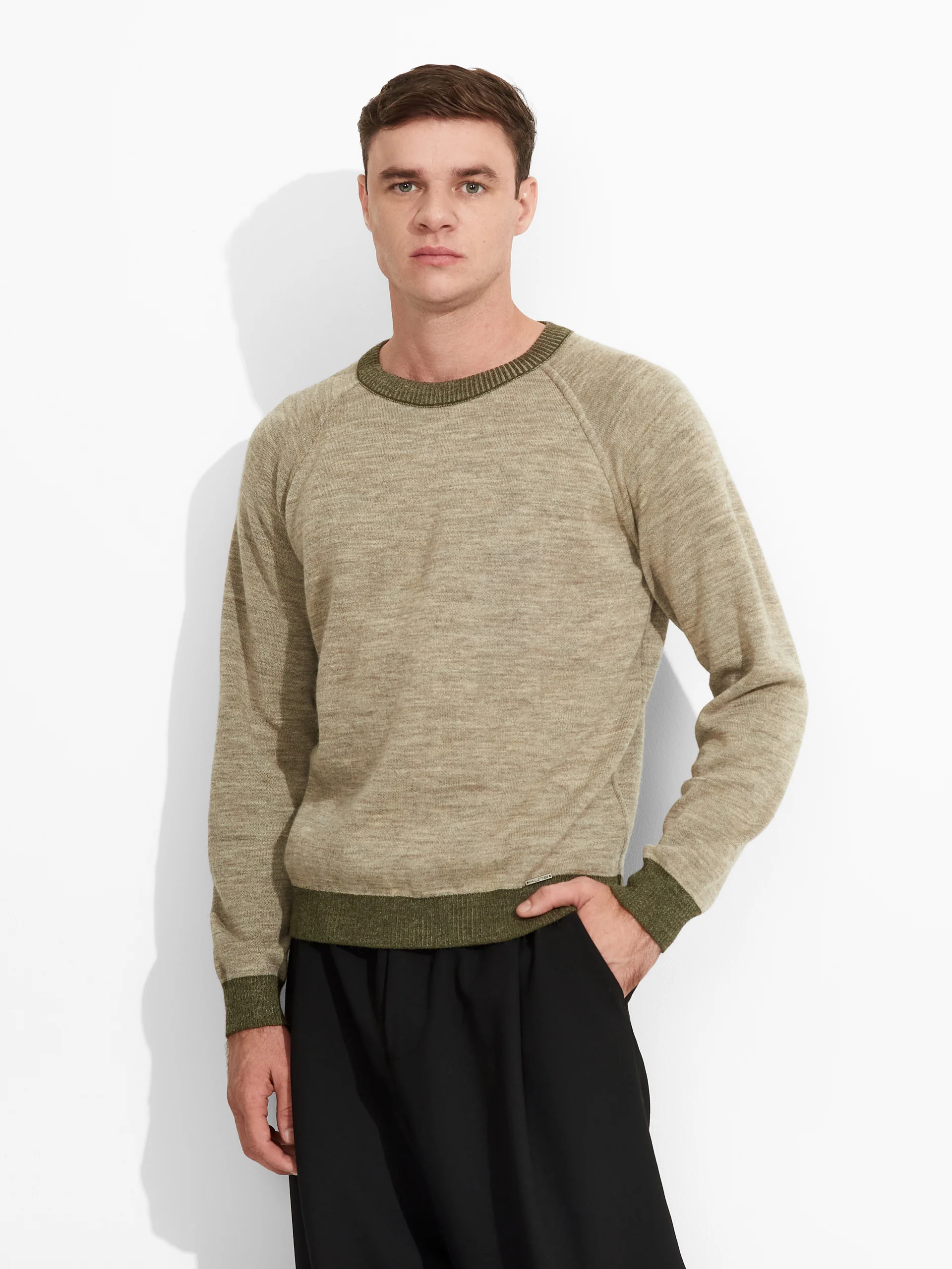 Vittorio Sweater Baby Alpaca Color Green - Image 8