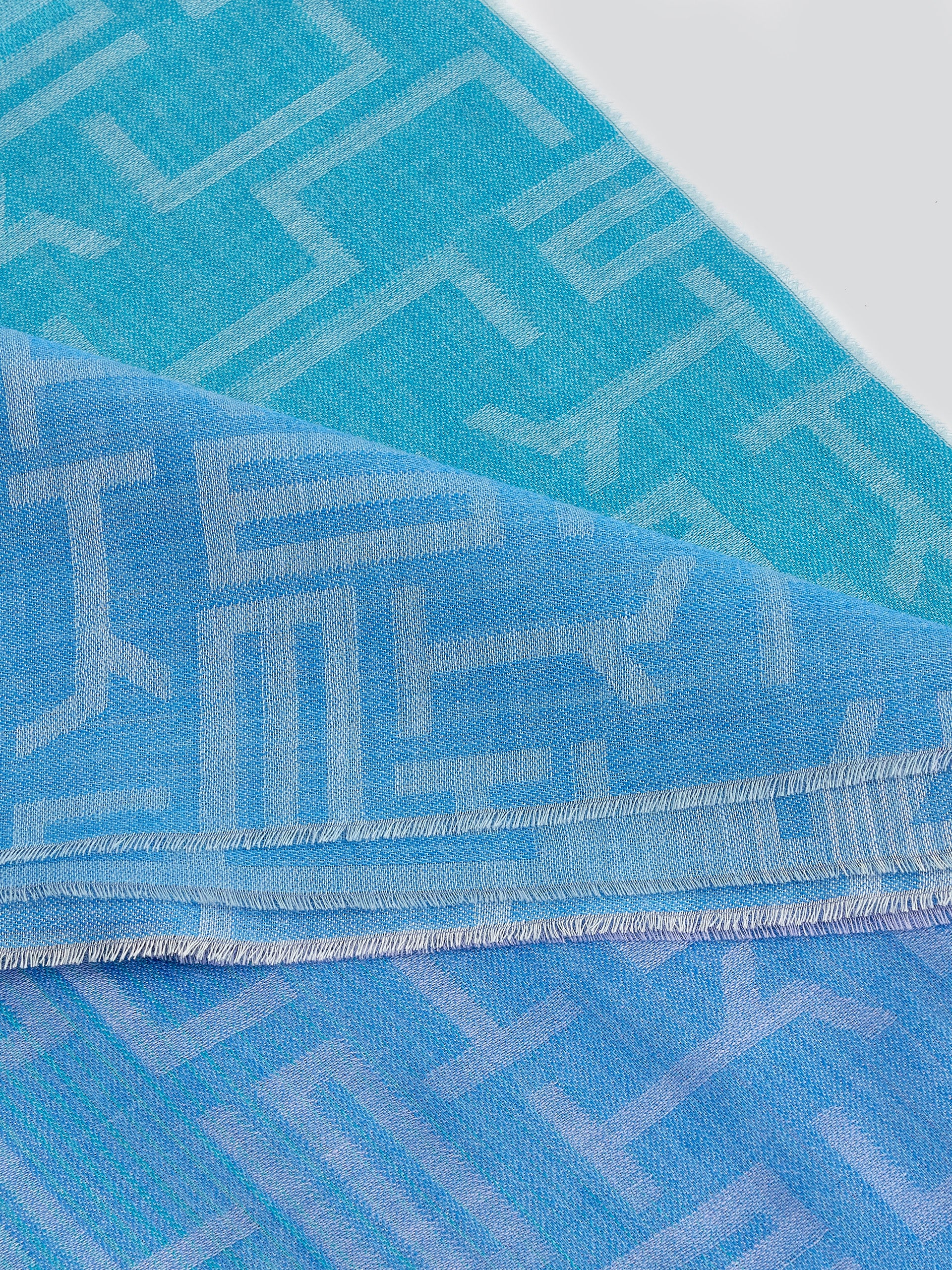 Wasser Shawl Baby Alpaca Color Blue - Image 4