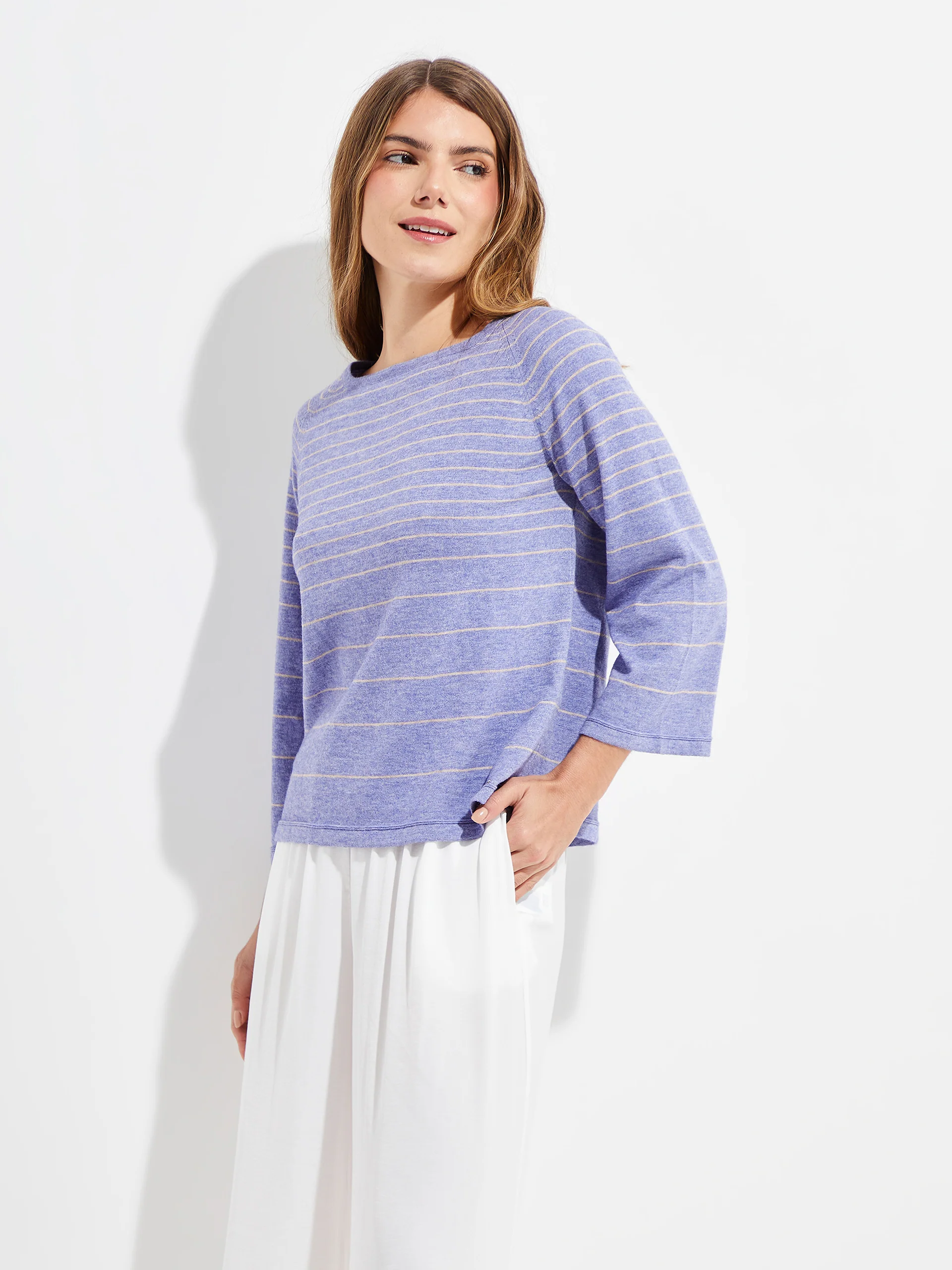 Yackelina Sweater Cotton Color Blue - Image 2