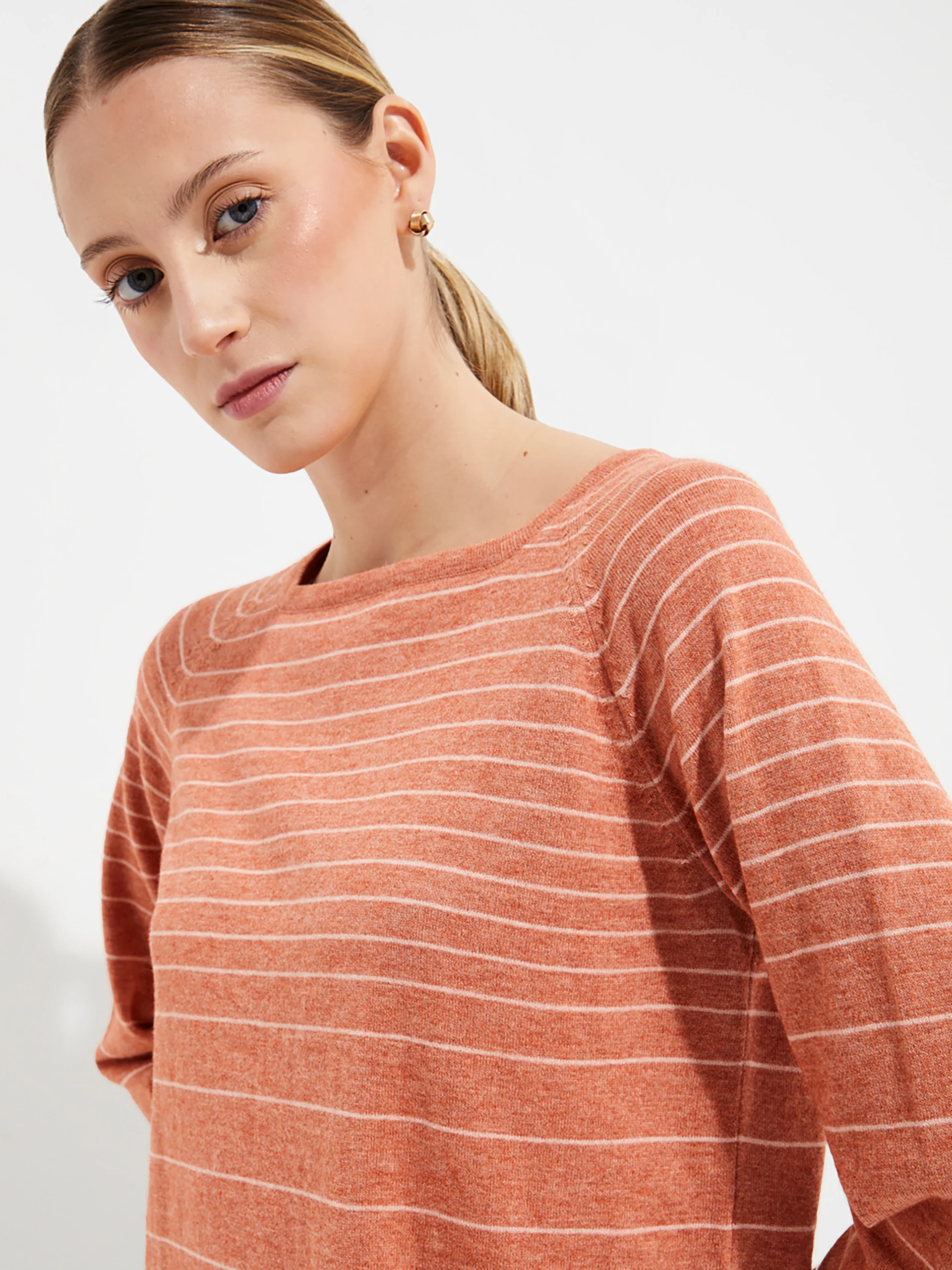 Yackelina Sweater Cotton Color Orange - Image 5