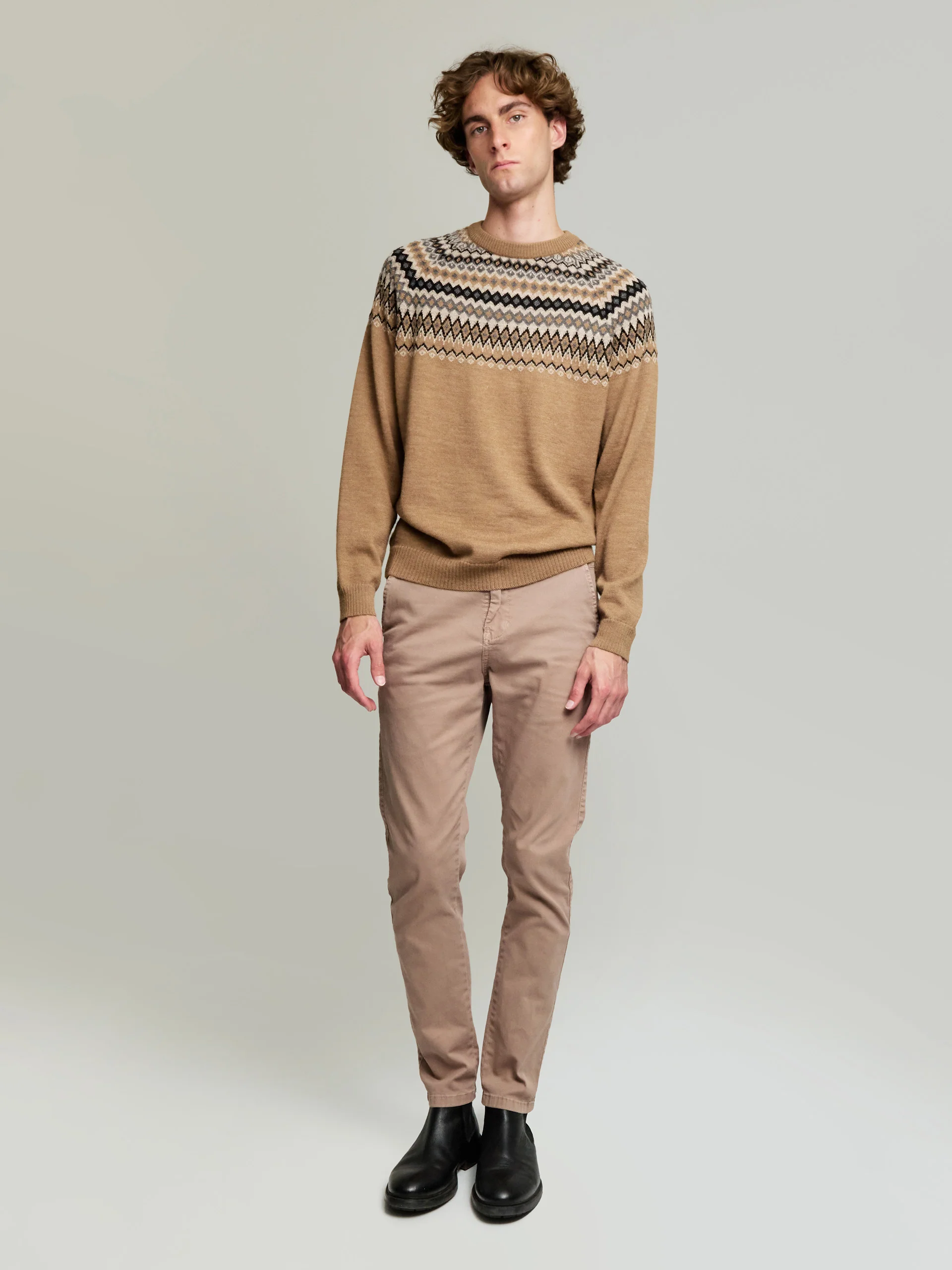 Yago Sweater Baby Alpaca Color Camel - Image 4
