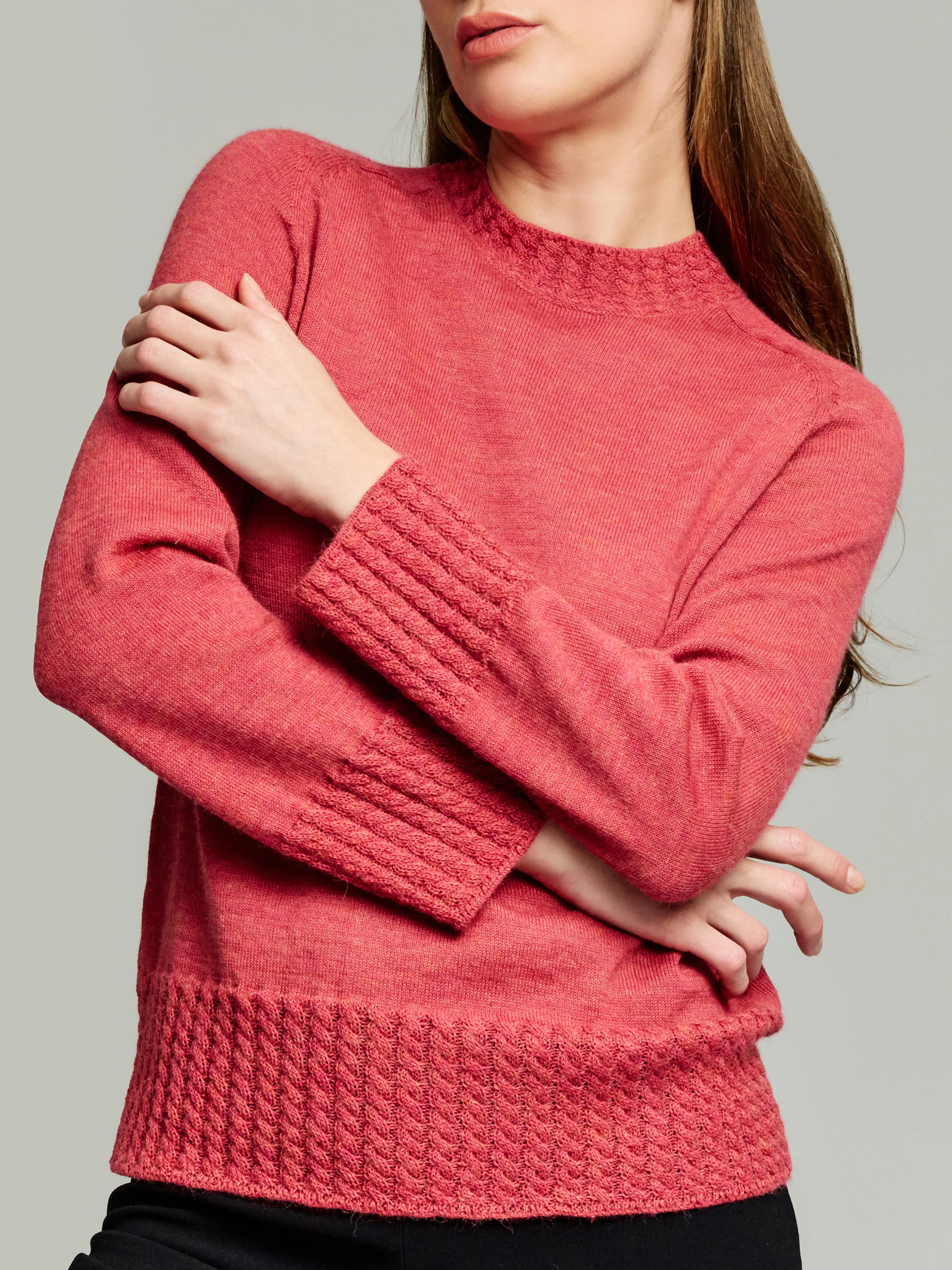 Yakira Sweater Baby Alpaca Color Red - Image 5