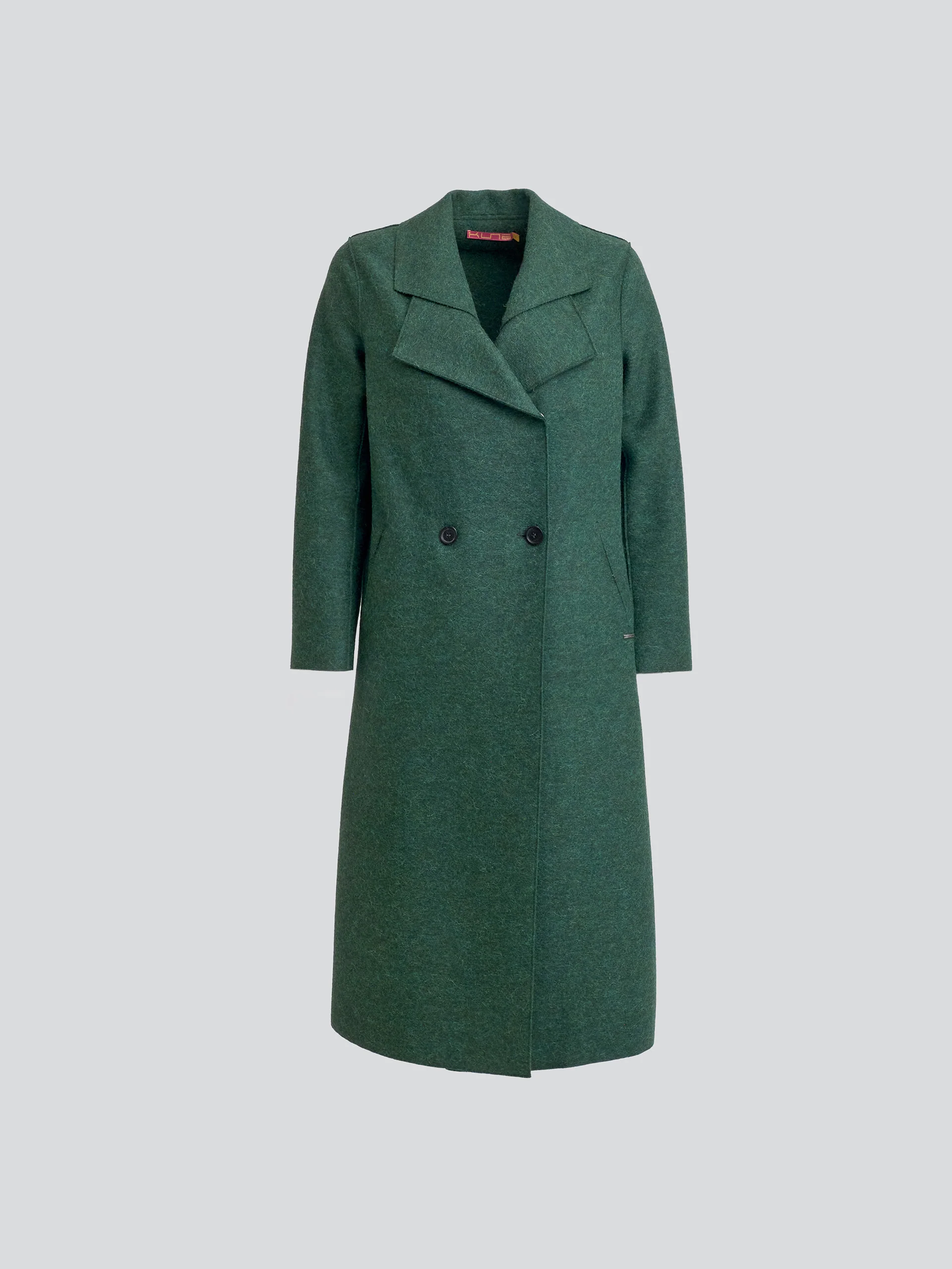 Yamay Coat Alpaca Color Green